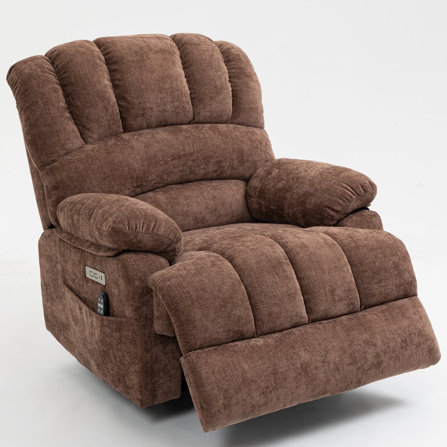 Trustyue Power Lift Recliner, Massage and Heating Function, USB °Û Type-C Ports, , Chenille Beige