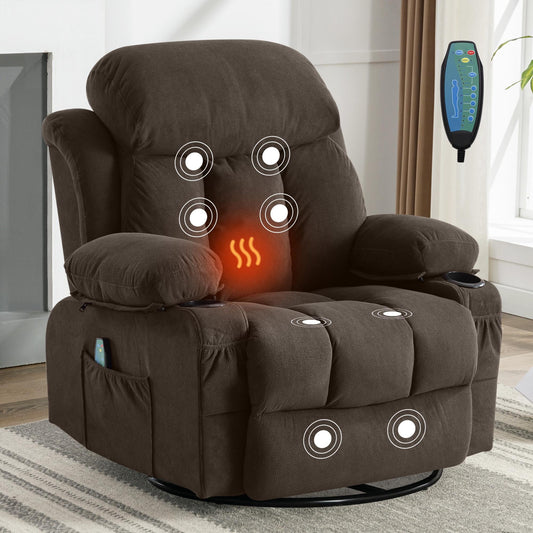 Deluxe Recliner for Elderly, Double Power, USB Charging, Side Pocket, Gray