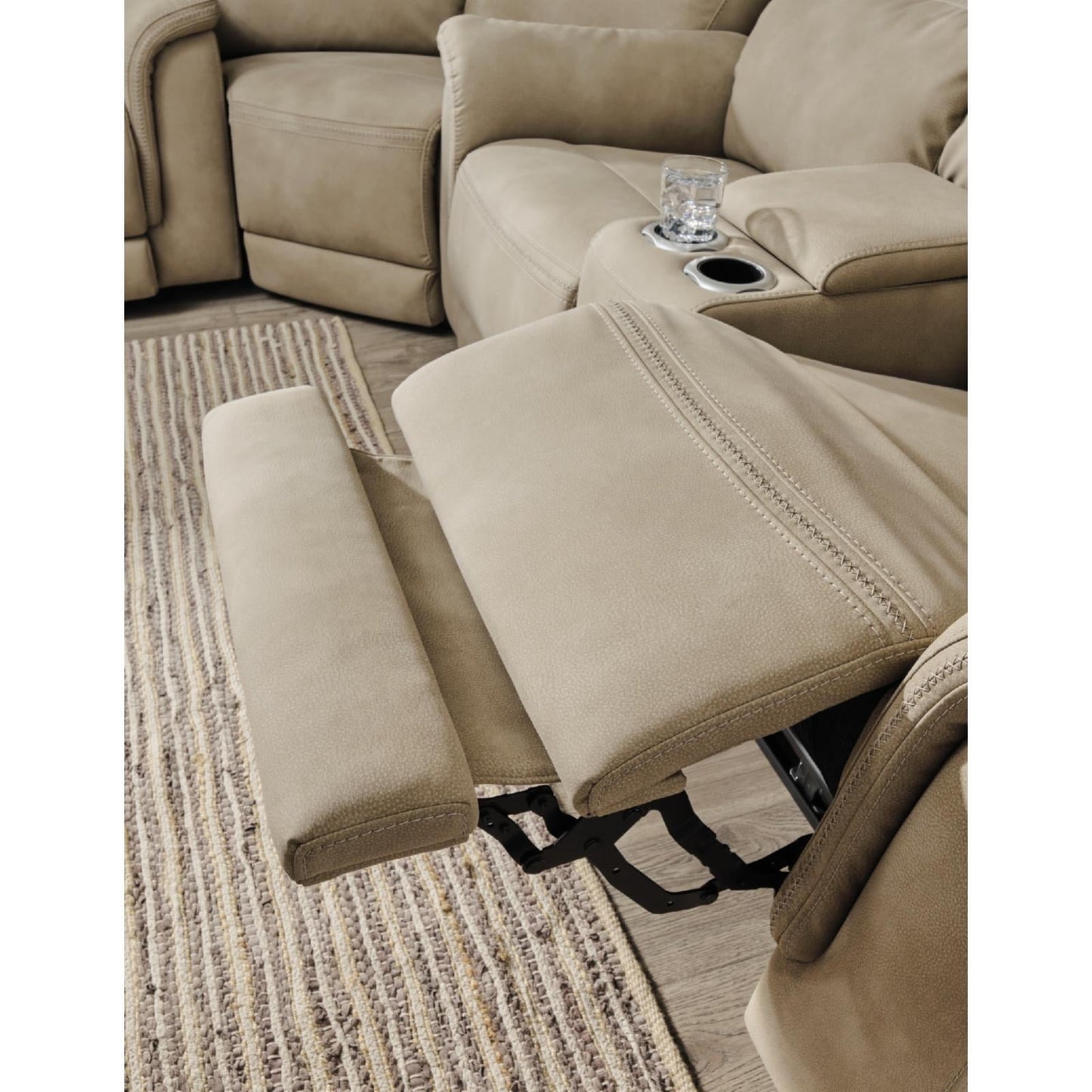 Ashley Furniture Next-Gen DuraPella Sand Power Reclining Sofa