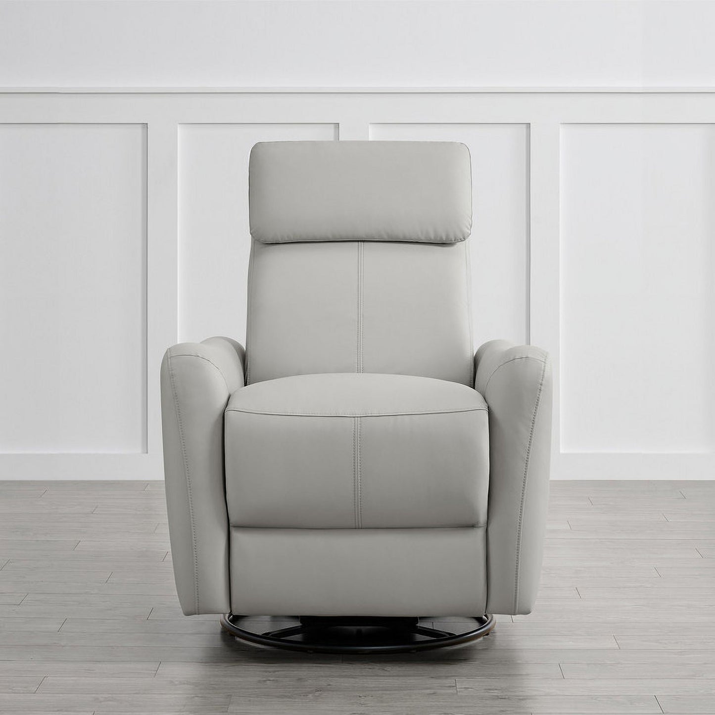 CHITA Power Swivel Glider Recliner Nursing Chair Recliner with USB Ports, Dove Gray