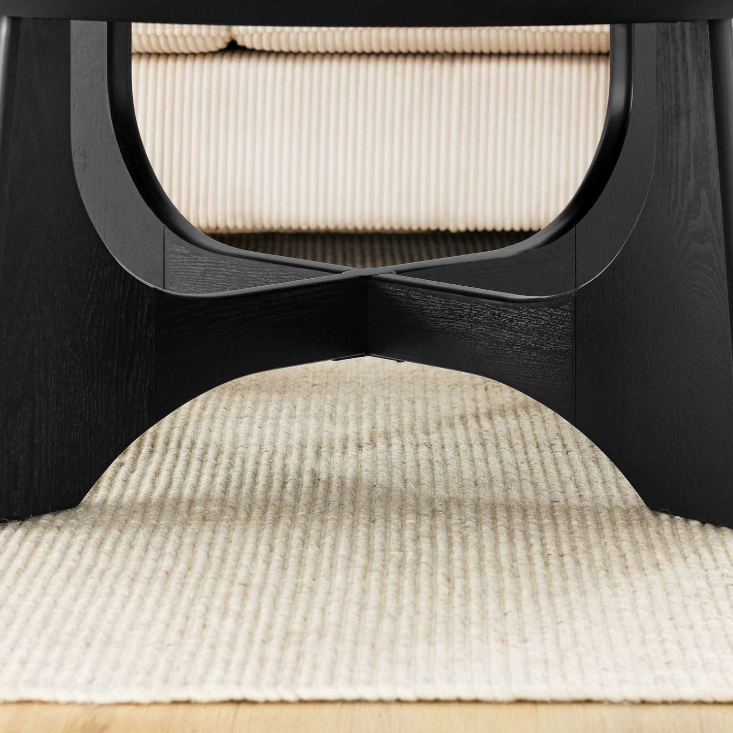 Tansole Coffee Table - Modern Minimalist Design, Birch Veneer Woodgrain Finish