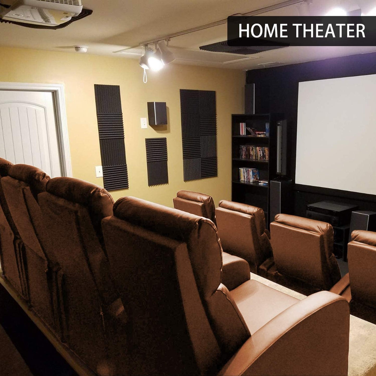 BestOffice Recliner Chair for Living Room Furniture Home Theater Seating Glider Chairs Modern Wingback Single Sofa PU Leather with Footrest (Tan)