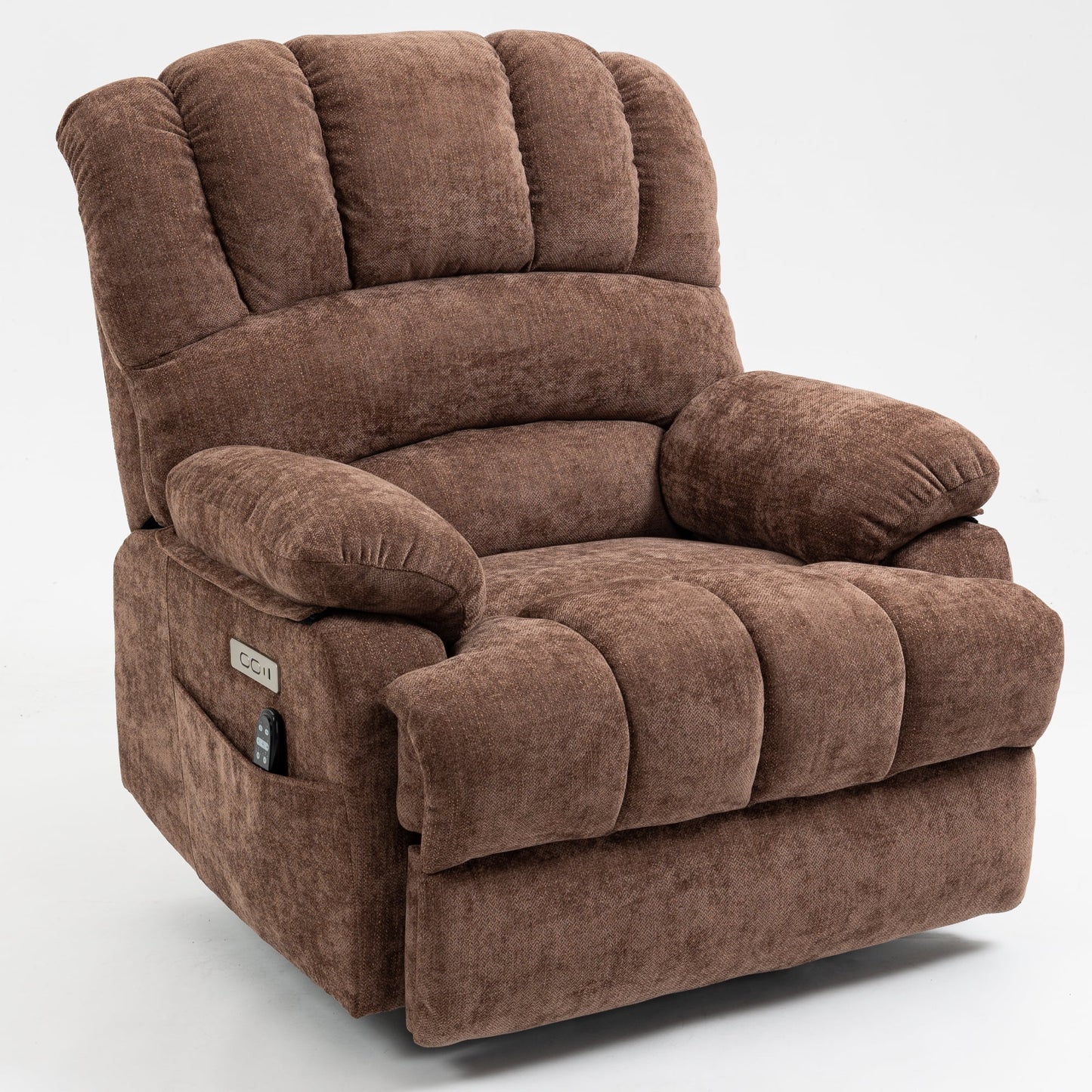 Trustyue Power Lift Recliner, Massage and Heating Function, USB °Û Type-C Ports, , Chenille Beige